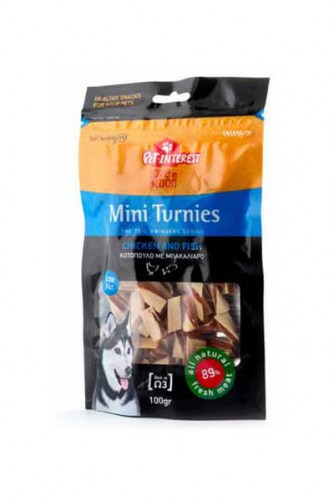 Tail Swingers MINI TURNIES CHICKEN WITH FISH (100gr)