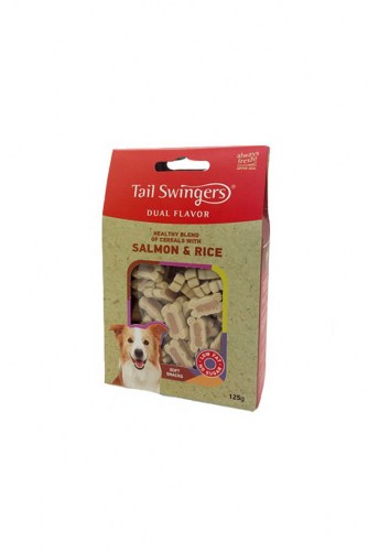 Tail Swingers HEALTHY BLEND OF CEREALS WITH SALMON AND RICE  (125gr)